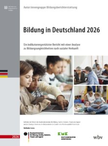 © Autor:innengruppe Bildungsberichterstattung, Lizenz: CC BY-SA 3.0 DE, Gestaltung Umschlag: wbv Media, Tatjana Mönnighoff Kinder und ältere Menschen sind in verschiedenen Lernräumen wie Kita oder Schule.