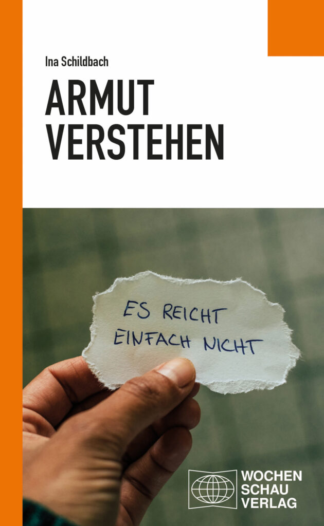 Buchcover mit Foto einer Hand, die einen Zettel hält, auf dem steht "Es reicht einfach nicht"