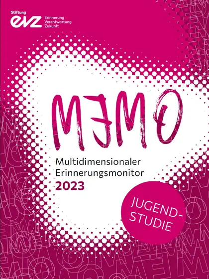 © Institut für interdisziplinäre Konflikt- und Gewaltforschung (IKG) / Forschungsinstitut Gesellschaftlicher Zusammenhalt (FGZ) Angedeutete Worte auf einem pinkfarbenen Hintergrund mit Titel und Jahr.
