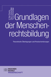 Blauviolettes Buchcover mit Titel und Verlag.