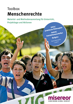 Menschen protestieren auf einer Demonstration für ihre Rechte.