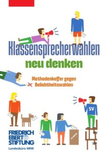 Junge Menschen nehmen an einer Wahl zu Klassensprecher:innen teil.