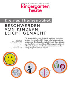 Ein Zeitschriftencover mit Icons wie Daumen hoch, Daumen runter und Emojis.