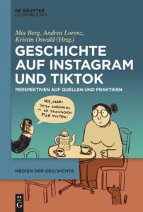 ©2025 Mia Berg, Andrea Lorenz und Kristin Oswald, publiziert von Walter de Gruyter GmbH Eine Oma sitzt am Kaffeetisch und nimmt einen Social-Media-Beitrag auf.