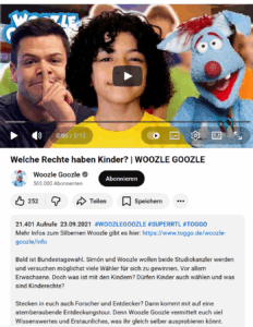 © Super RTL Ein Video mit Woozle Goozle und Simon über Kinder und ihre Rechte.