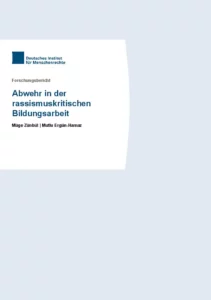 Hellblaues Deckblatt mit Logo und Titel