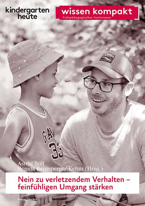 © kindergarten heute; Umschlaggestaltung: rsrdesign, Guntersblum / Umschlagmotiv: © Hartmut W. Schmidt, Freiburg Ein Kind und ein Erwachsener unterhalten sich auf Augenhöhe.