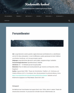 © Philip Meade, Lizenz: CC BY-NC-ND 4.0 Screenshot einer Website mit Methodenanleitung