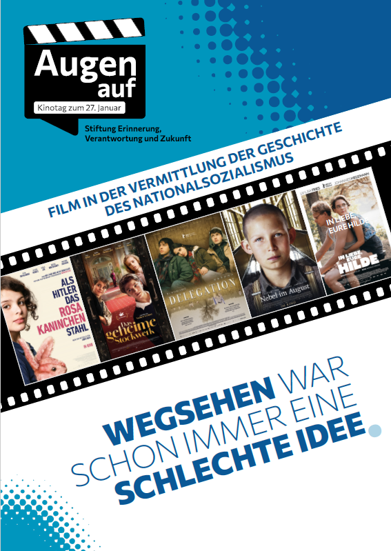 Ein Filmstreifen mit Bildern von Filmen zum Nationalsozialismus