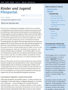 Screenshot mit dem Text des Dossiers