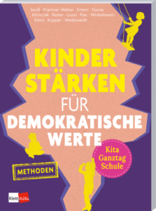 Buchcover mit Kindern in verschiedenen Alltagssituationen