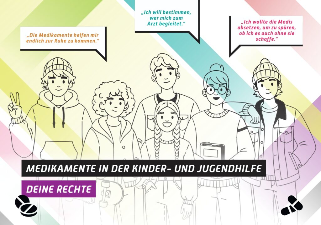 Junge Menschen sprechen über ihre Erfahrungen und Wünsche zum Umgang mit Medikamenten in der Kinder- und Jugendhilfe.