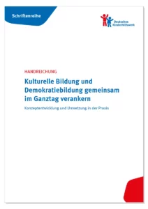 Deckblatt der Handreichung mit Überschrift und Logo