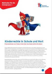 © Deutsches Kinderhilfswerk e.V. Leo und Lupe machen die Kinderrechte bekannt.