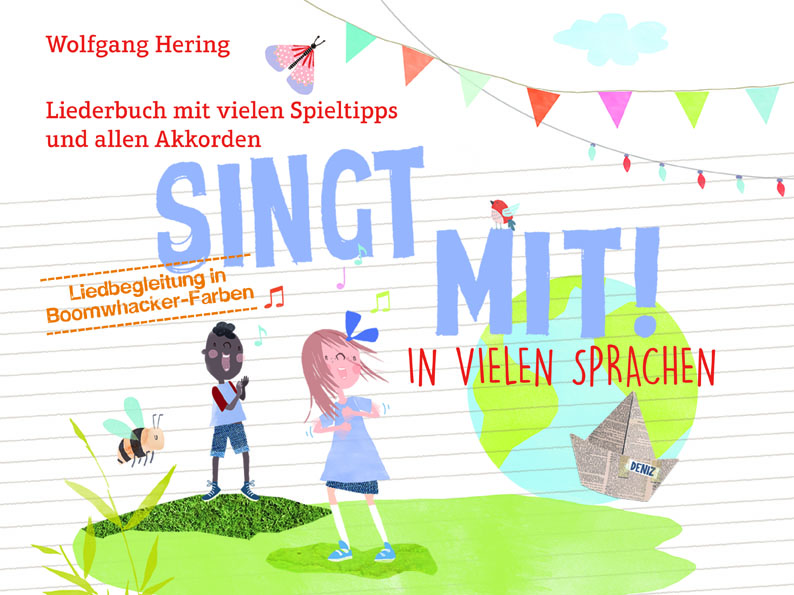 Zwei junge Menschen singen voller Freude.