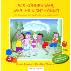 © Zartbitter e.V. Junge Menschen spielen und umarmen sich.
