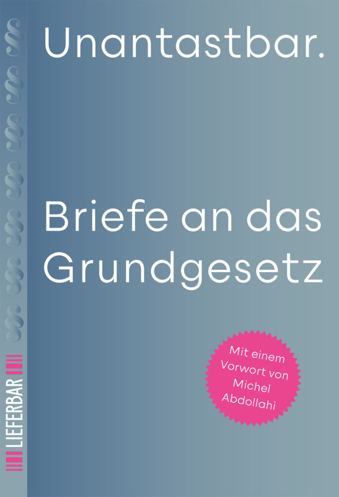 Blaues Buchcover mit Titel und Gesetzesparagrafen.