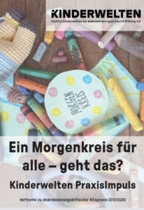 Wachsmalstifte und Häkelpuppen zur Gestaltung des Morgenkreises.